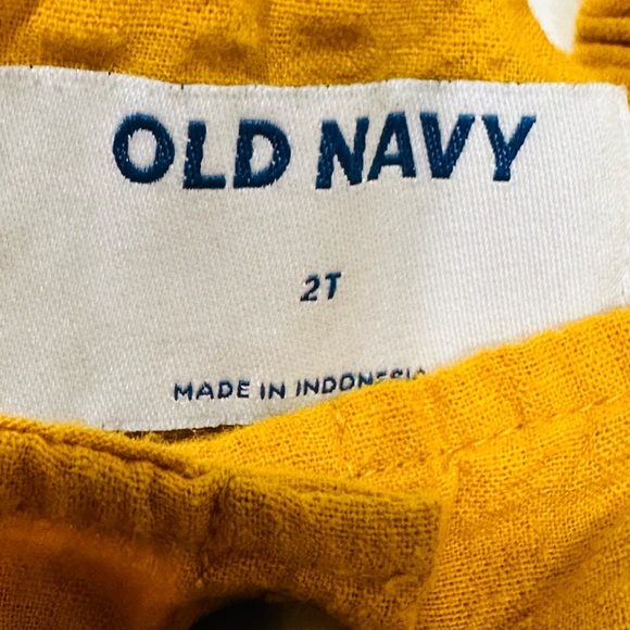 Old Navy Mustard yellow toddler dress - Picture 3 of 4